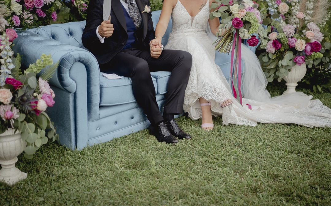 Una Boda con mucho color, en la Finca Divina Pastora