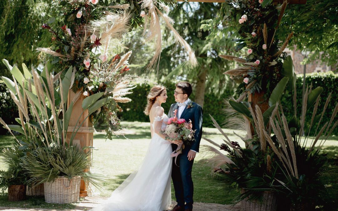 Boda de primavera en la Boscana