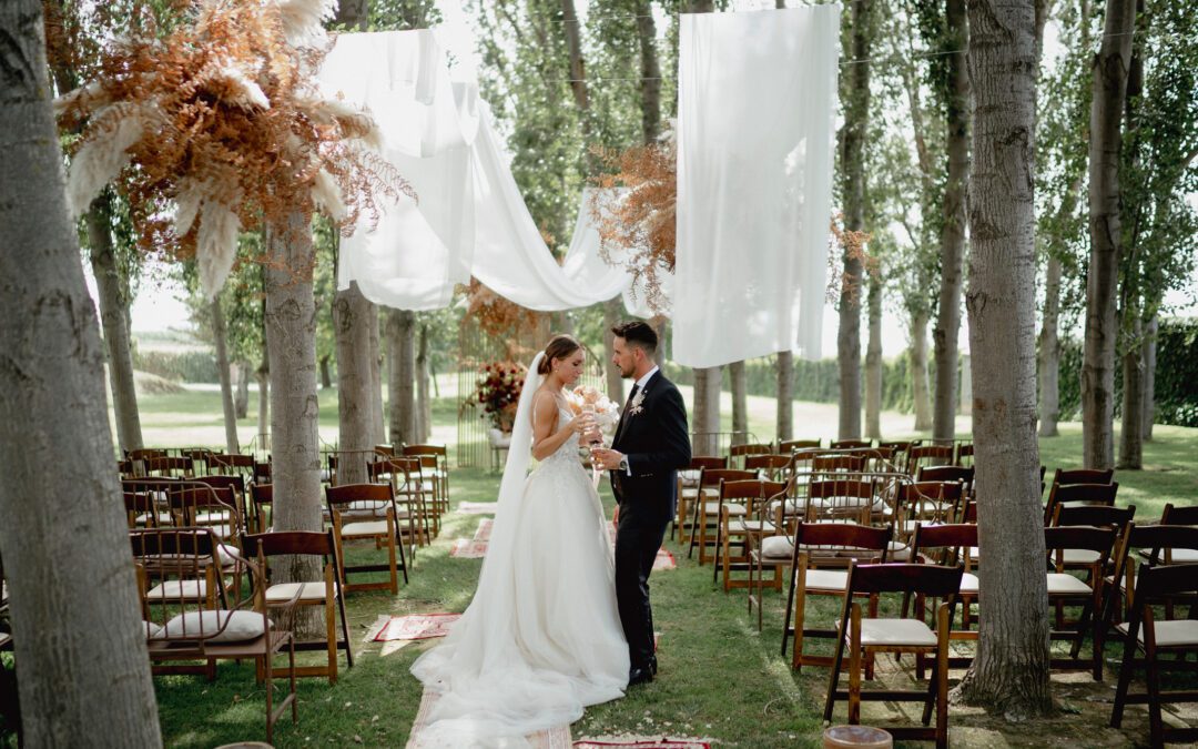 Una boda con estilo en la Boscana de Lleida